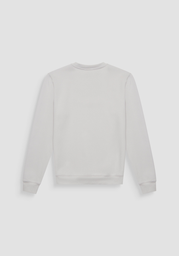 SWEATSHIRT REGULAR FIT MIT WILDLEDER-OPTIK UND EINSÄTZEN AUS KUNSTLEDER - Antony Morato Online Shop