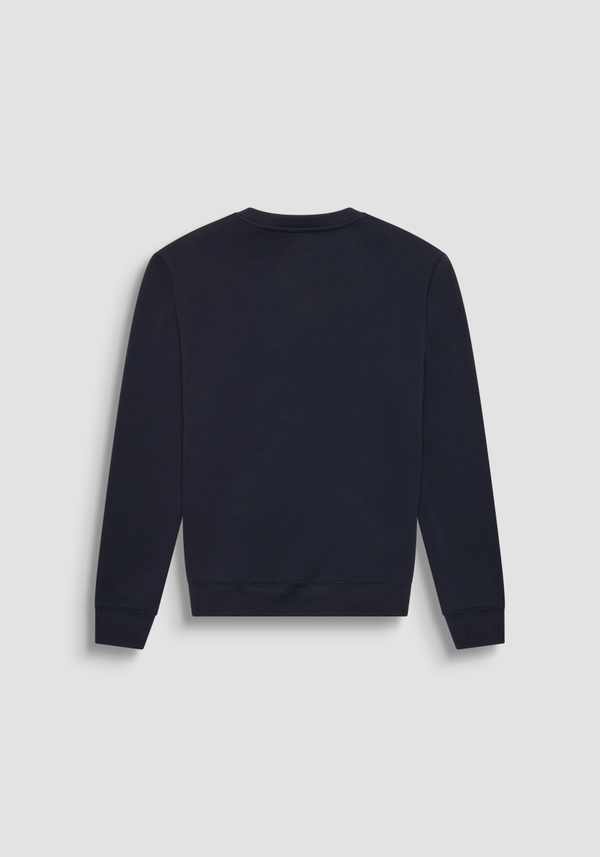 SWEATSHIRT REGULAR FIT MIT WILDLEDER-OPTIK UND EINSÄTZEN AUS KUNSTLEDER - Antony Morato Online Shop