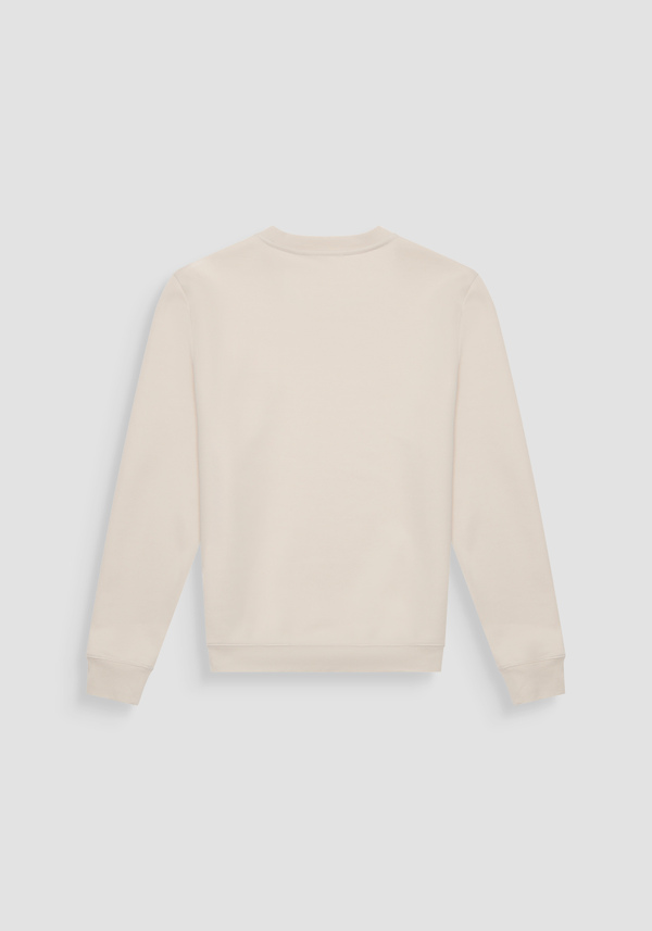 SWEATSHIRT SLIM FIT AUS BAUMWOLL-MISCHGEWEBE MIT TIGER-PATCH - Antony Morato Online Shop