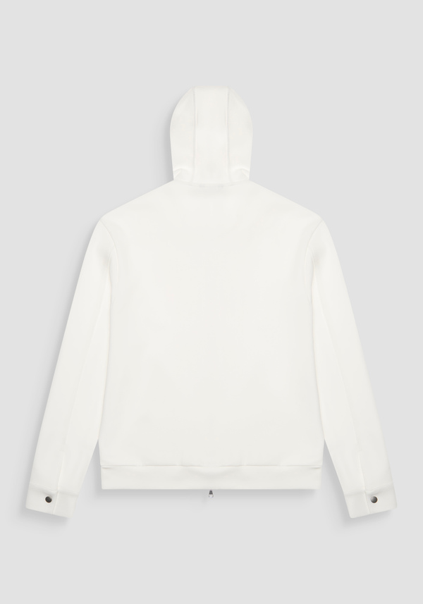 REGULAR FIT HOODIE IN COTTON BLEND WITH TIGER PATCH - Antony Morato Online Shop
