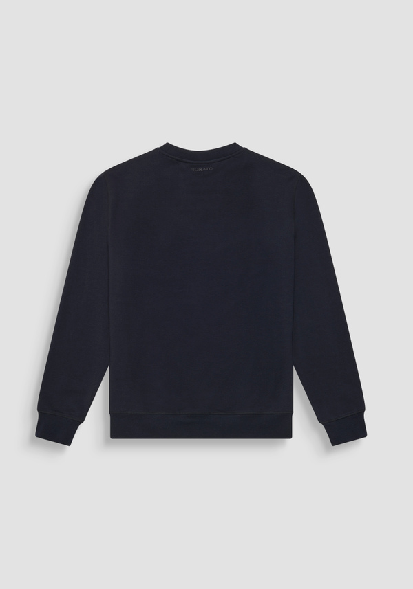 SWEATSHIRT REGULAR FIT AUS BAUMWOLL-MISCHGEWEBE MIT TIGER-PRINT - Antony Morato Online Shop