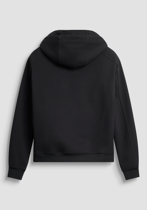 RELAXED FIT HOODIE IN SUSTAINABLE COTTON BLEND WITH PRINT - Antony Morato Online Shop