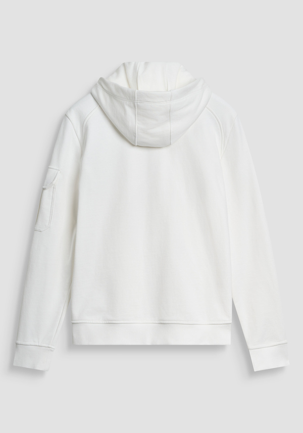 SWEAT À CAPUCHE ET ZIP REGULAR FIT EN MÉLANGE COTON DURABLE - Antony Morato Online Shop