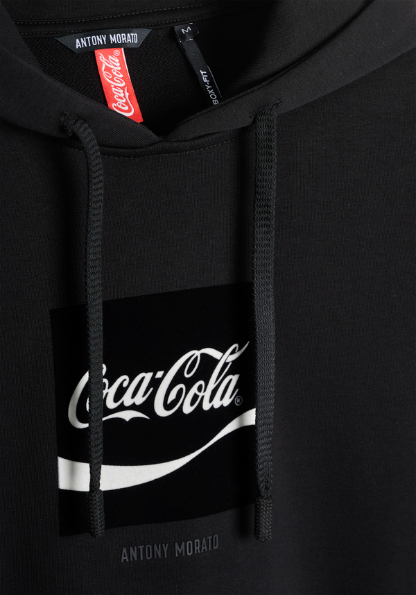 SWEAT COL ROND "ACDC" REGULAR FIT EN MÉLANGE COTON DURABLE - Antony Morato Online Shop