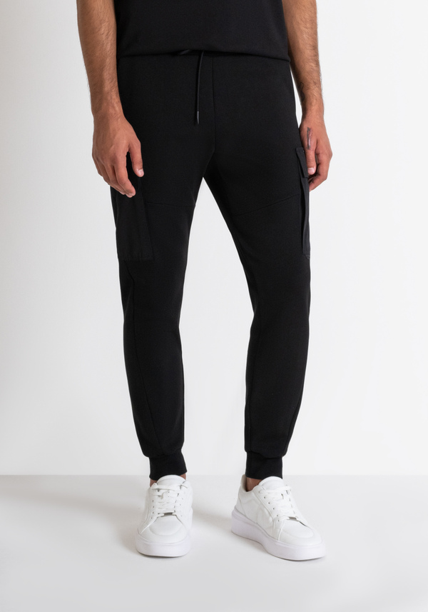 PANTALONE CARGO REGULAR FIT IN FELPA MISTO COTONE - Antony Morato Online Shop