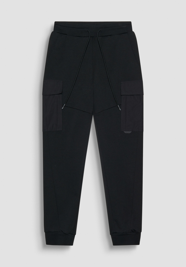PANTALONE CARGO REGULAR FIT IN FELPA MISTO COTONE - Antony Morato Online Shop