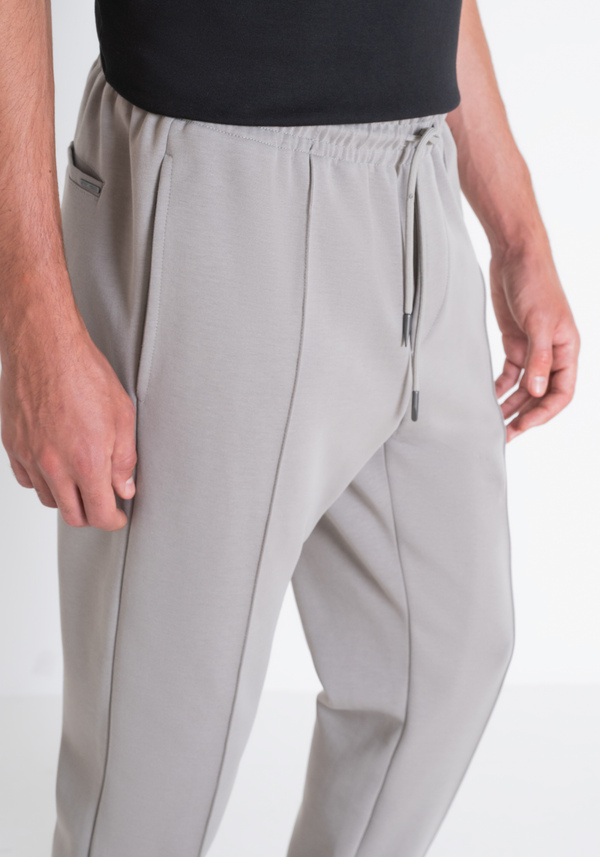 CARROT FIT SWEATPANTS IN COTTON BLEND WITH ELASTIC - Antony Morato Online Shop