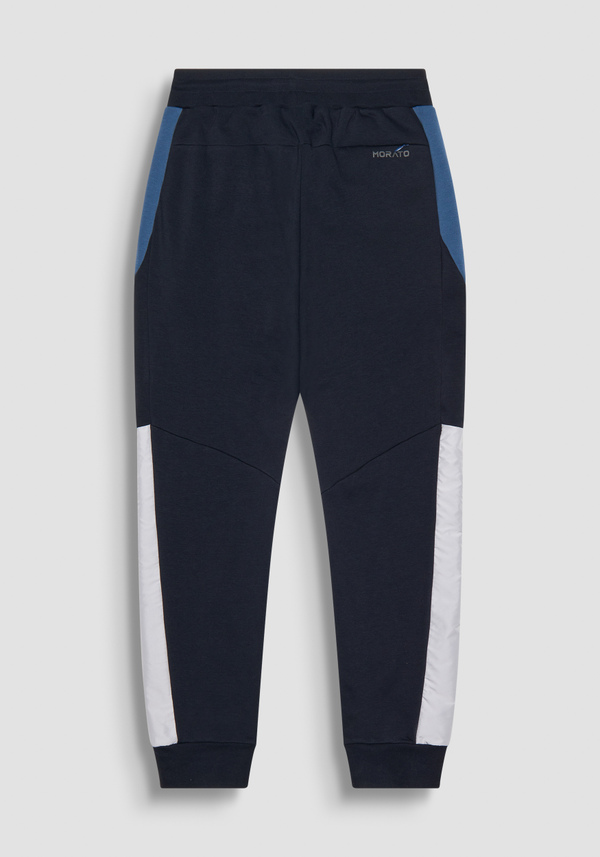 SWEATHOSE REGULAR FIT AUS BAUMWOLL-MISCHGEWEBE MIT KONTRASTIERENDEN BÄNDERN - Antony Morato Online Shop