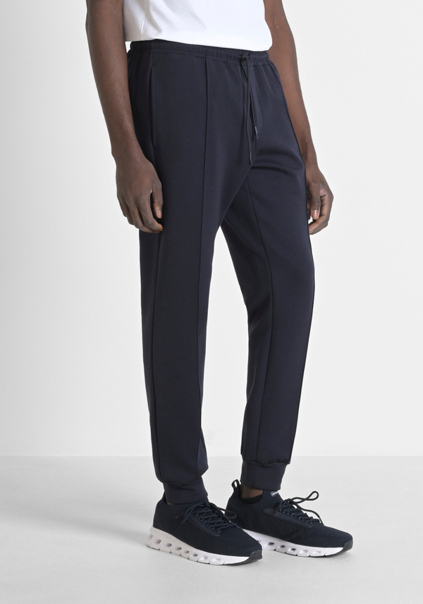PANTALONI IN FELPA CARROT FIT IN MISTO COTONE CON LOGO IN METALLO - Antony Morato Online Shop