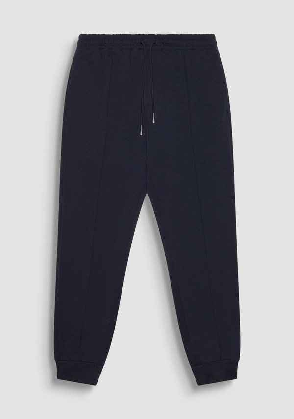 PANTALONI IN FELPA CARROT FIT IN MISTO COTONE CON LOGO IN METALLO - Antony Morato Online Shop