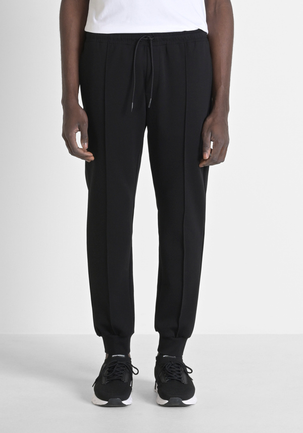STRETCH COTTON BLEND CARROT FIT TROUSERS - Antony Morato Online Shop