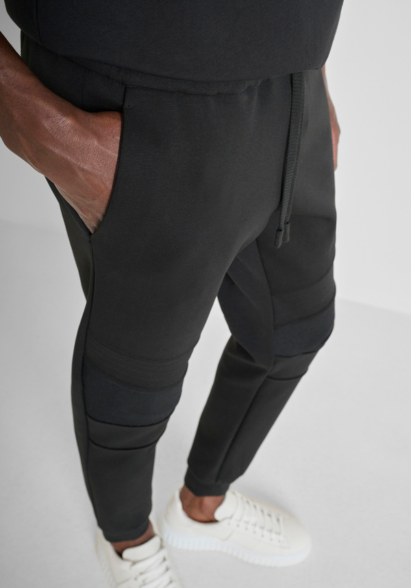 PANTALONI IN FELPA SLIM FIT IN MISTO COTONE CON PATCH TIGRE - Antony Morato Online Shop
