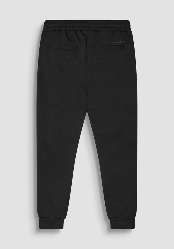 SLIM FIT FLEECE TROUSERS IN COTTON BLEND - Antony Morato Online Shop