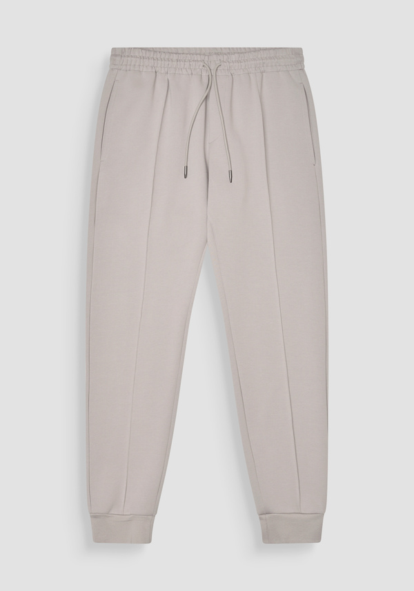 CARROT FIT FLEECE TROUSERS IN COTTON BLEND - Antony Morato Online Shop