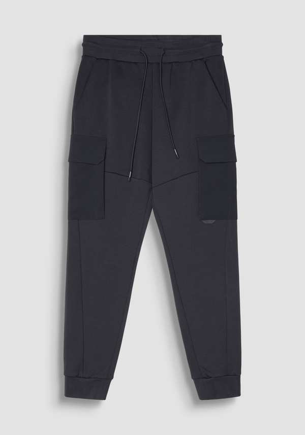 REGULAR FIT JOGGINGHOSE AUS BAUMWOLLMISCHUNG MIT GROSSEN TASCHEN - Antony Morato Online Shop