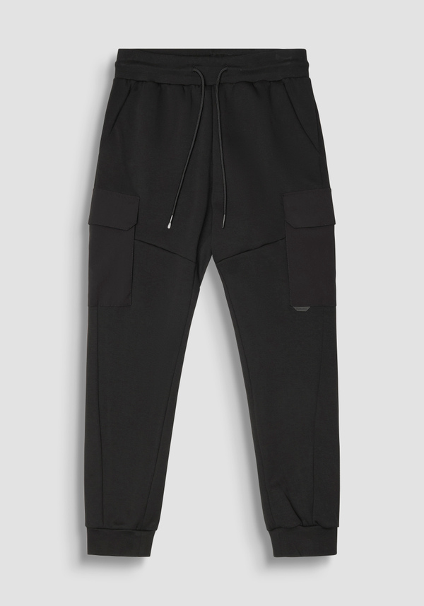 REGULAR FIT JOGGINGHOSE AUS BAUMWOLLMISCHUNG MIT GROSSEN TASCHEN - Antony Morato Online Shop