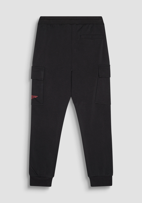 REGULAR FIT COTTON SWEATSHIRT TROUSERS RED TAG - Antony Morato Online Shop
