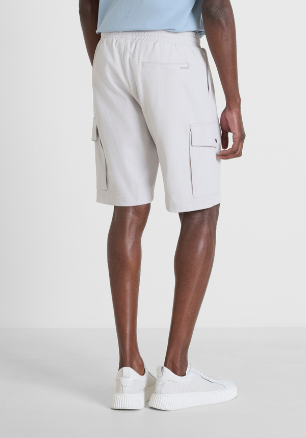 PANTALONCINI IN FELPA REGULAR FIT IN MISTO COTONE CON LOGO IN METALLO - Antony Morato Online Shop