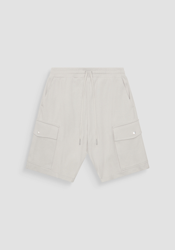 PANTALONCINI IN FELPA REGULAR FIT IN MISTO COTONE CON LOGO IN METALLO - Antony Morato Online Shop