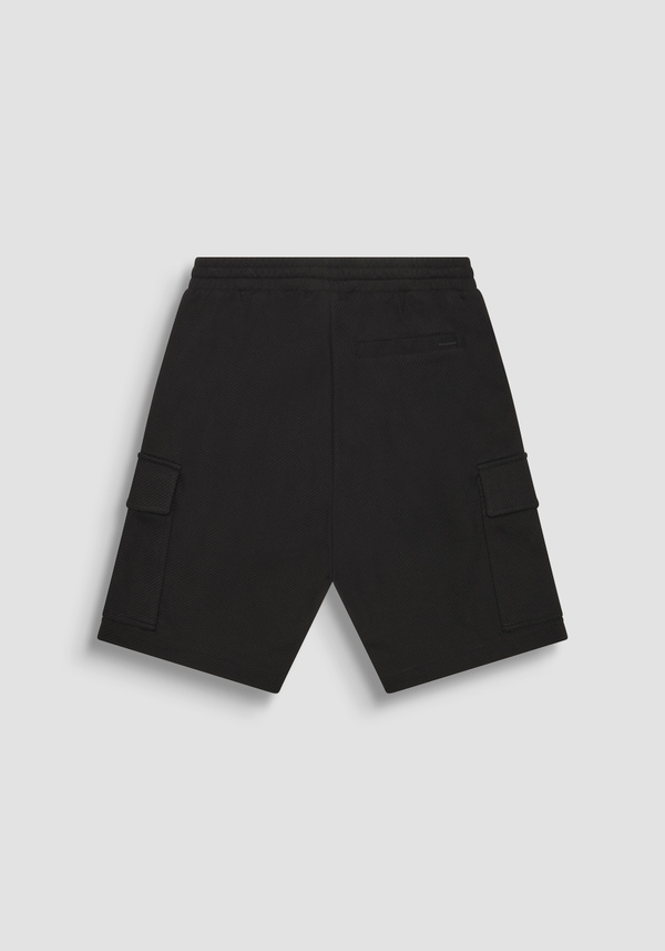 PANTALONCINI IN FELPA REGULAR FIT IN MISTO COTONE CON LOGO IN METALLO - Antony Morato Online Shop