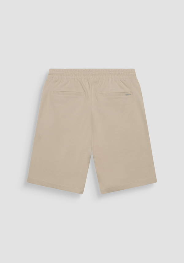 KURZE HOSE CARROT FIT IN SWEATSHIRTSTOFF AUS ELASTISCHER BAUMWOLLE MIT KORDELZUG - Antony Morato Online Shop