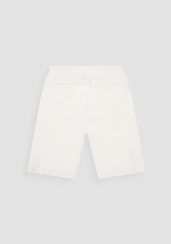 PANTALONCINI IN FELPA REGULAR FIT IN COTONE CON LOGO GOMMATO - Antony Morato Online Shop