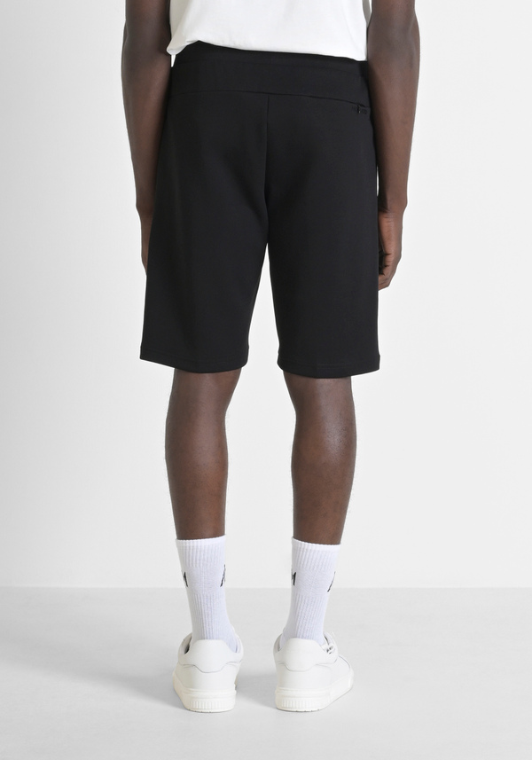 REGULAR FIT FLEECE SHORTS WITH TIGER PRINT - Antony Morato Online Shop