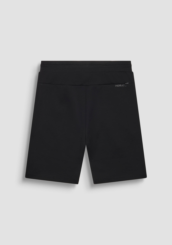 REGULAR FIT FLEECE SHORTS WITH TIGER PRINT - Antony Morato Online Shop