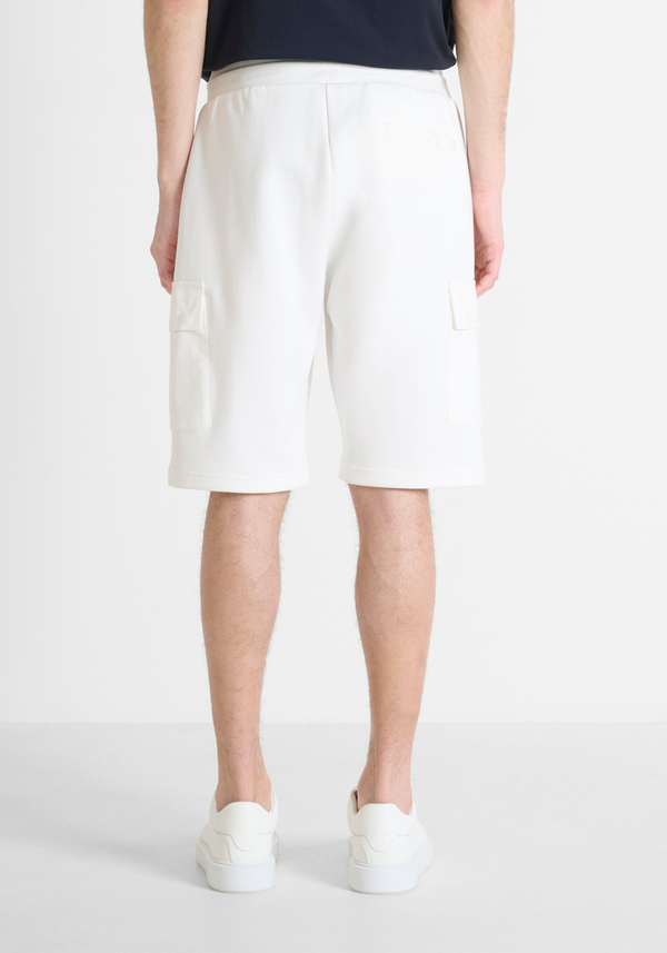 PANTALONES CORTOS REGULAR FIT DE FELPA CON ESTAMPADO DE TIGRE - Antony Morato Online Shop