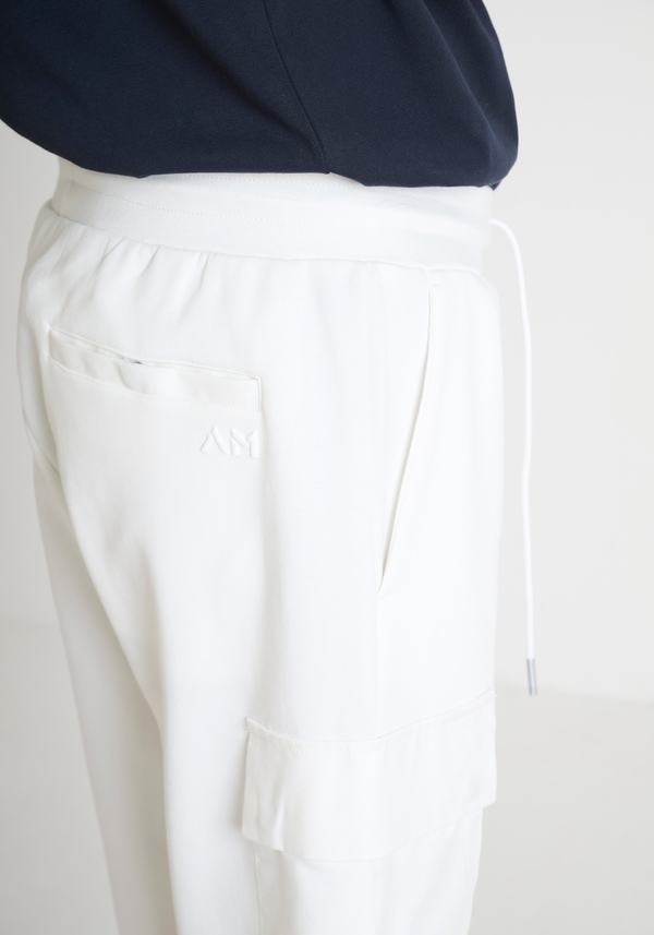 PANTALONES CORTOS REGULAR FIT DE FELPA CON ESTAMPADO DE TIGRE - Antony Morato Online Shop