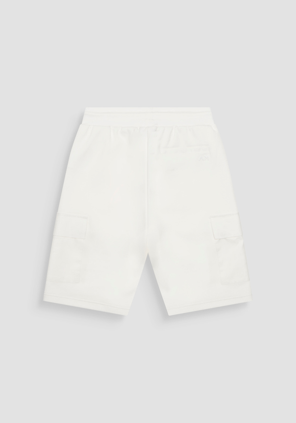 PANTALONES CORTOS REGULAR FIT DE FELPA CON ESTAMPADO DE TIGRE - Antony Morato Online Shop