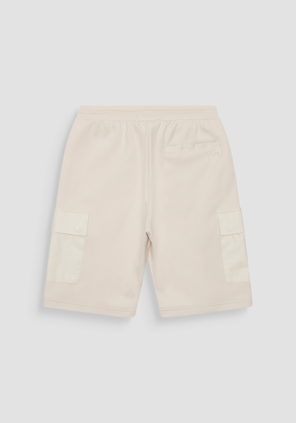 SHORTS REGULAR FIT AUS SWEATSHIRT-STOFF MIT TIGER-PRINT - Antony Morato Online Shop