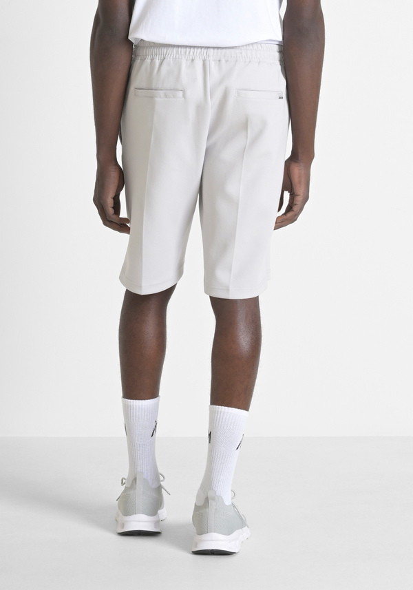 SHORT REGULAR FIT EN MOLLETON AVEC LOGO BRODÉ - Antony Morato Online Shop