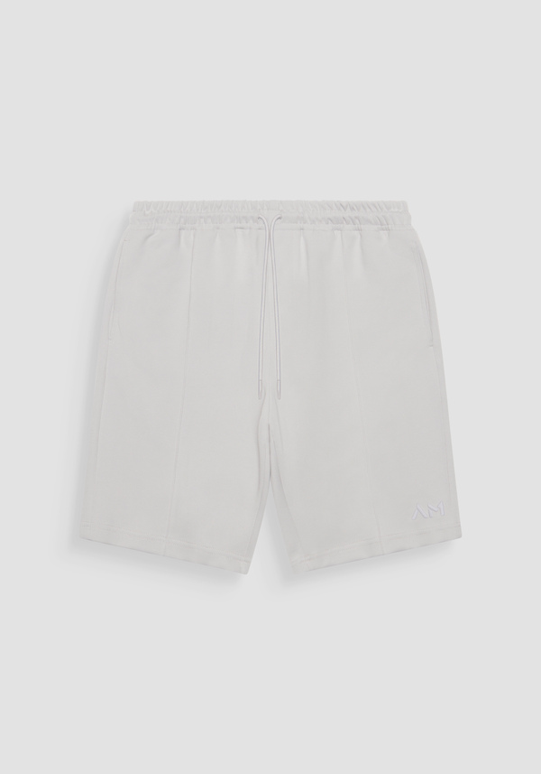 SHORT REGULAR FIT EN MOLLETON AVEC LOGO BRODÉ - Antony Morato Online Shop