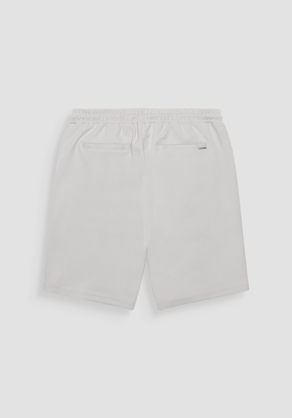 SHORT REGULAR FIT EN MOLLETON AVEC LOGO BRODÉ - Antony Morato Online Shop