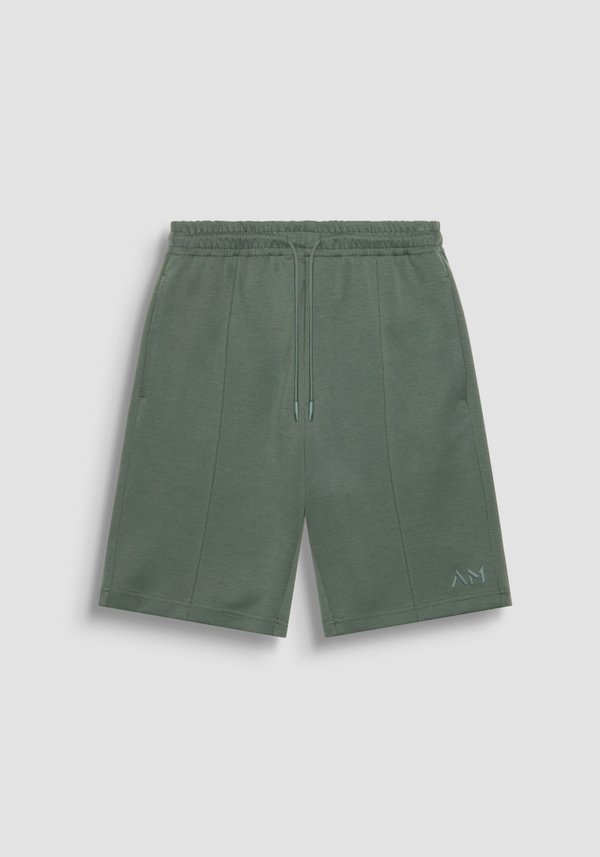 CARROT FIT PLUSH SHORTS WITH EMBROIDERED LOGO - Antony Morato Online Shop