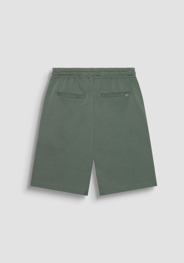 CARROT FIT PLUSH SHORTS WITH EMBROIDERED LOGO - Antony Morato Online Shop