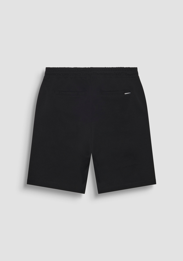 SHORT REGULAR FIT EN MOLLETON AVEC LOGO BRODÉ - Antony Morato Online Shop
