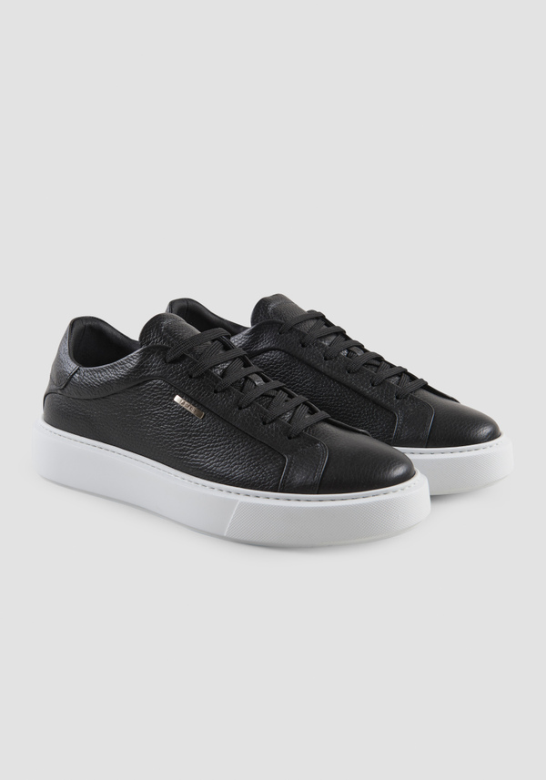 SNEAKER BASSA “ARTEM” IN 100% PELLE CON PLACCHETTA LOGATA - Antony Morato Online Shop