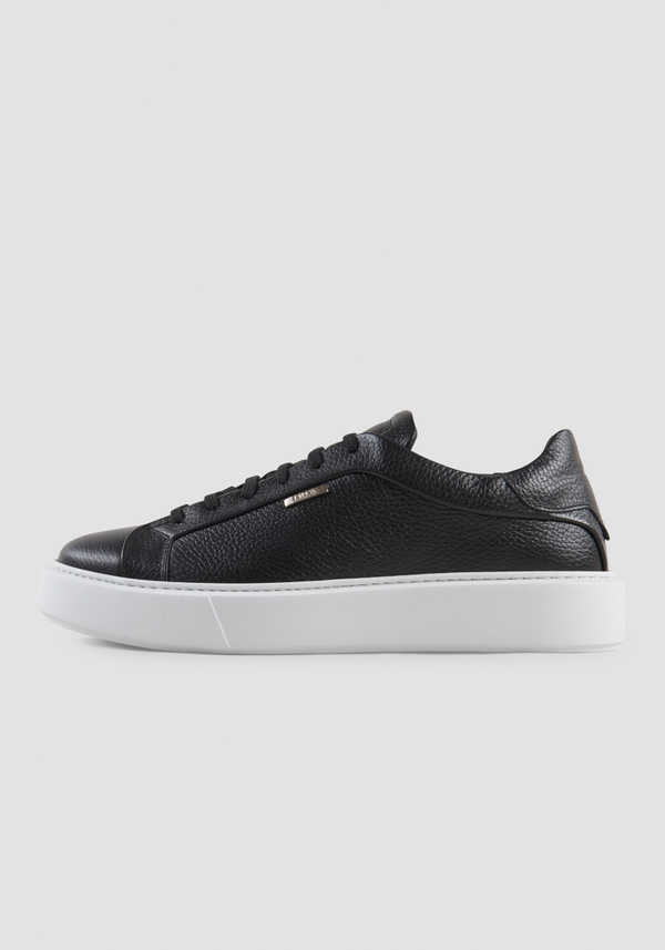 SNEAKER BASSA “ARTEM” IN 100% PELLE CON PLACCHETTA LOGATA - Antony Morato Online Shop