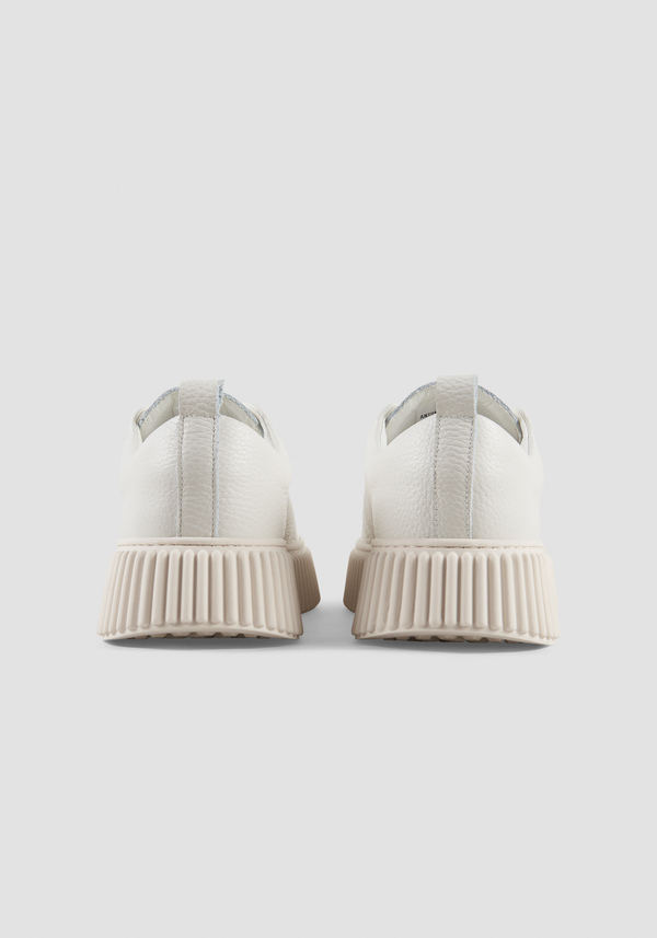 SNEAKERS „ALLEN“ AUS CREMEFARBENEM LEDER - Antony Morato Online Shop