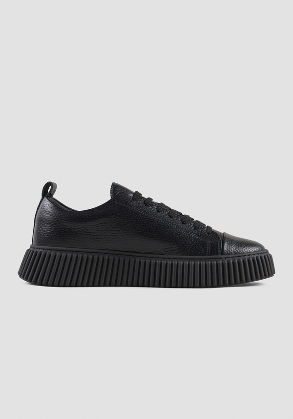 SNEAKERS „ALLEN“ AUS SCHWARZFARBENEM LEDER - Antony Morato Online Shop