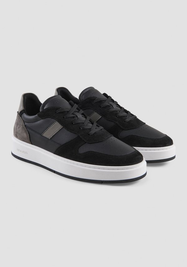 SNEAKERS „EMRE“ AUS SCHWARZEM LEDER - Antony Morato Online Shop