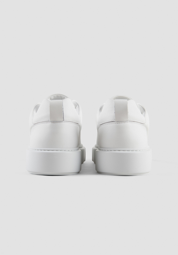 "AIL" SNEAKERS IN WHITE LEATHER - Antony Morato Online Shop