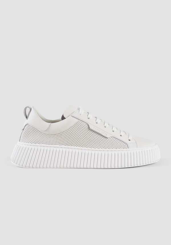 "HOPPER"  LEATHER SNEAKERS - Antony Morato Online Shop