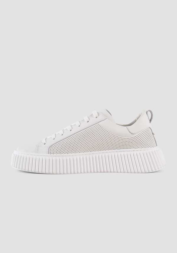 "HOPPER"  LEATHER SNEAKERS - Antony Morato Online Shop