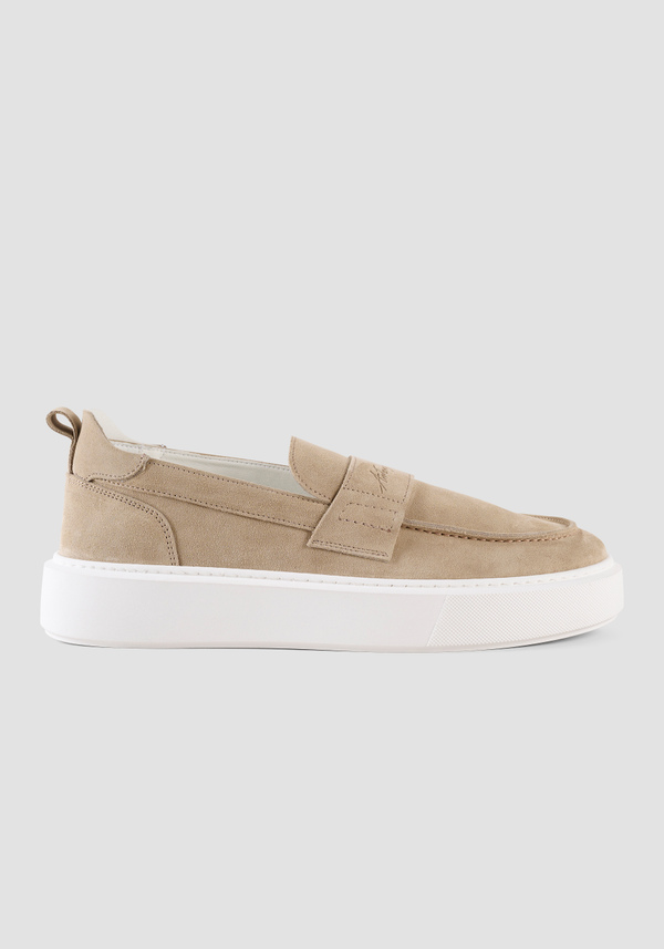 "ROWAN" SUEDE LOAFERS - Antony Morato Online Shop