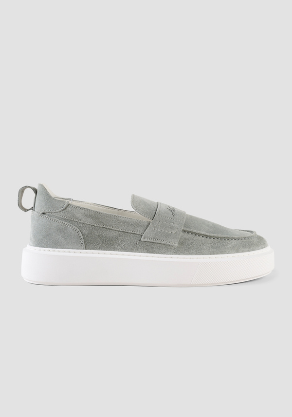 "ROWAN" SUEDE LOAFERS - Antony Morato Online Shop