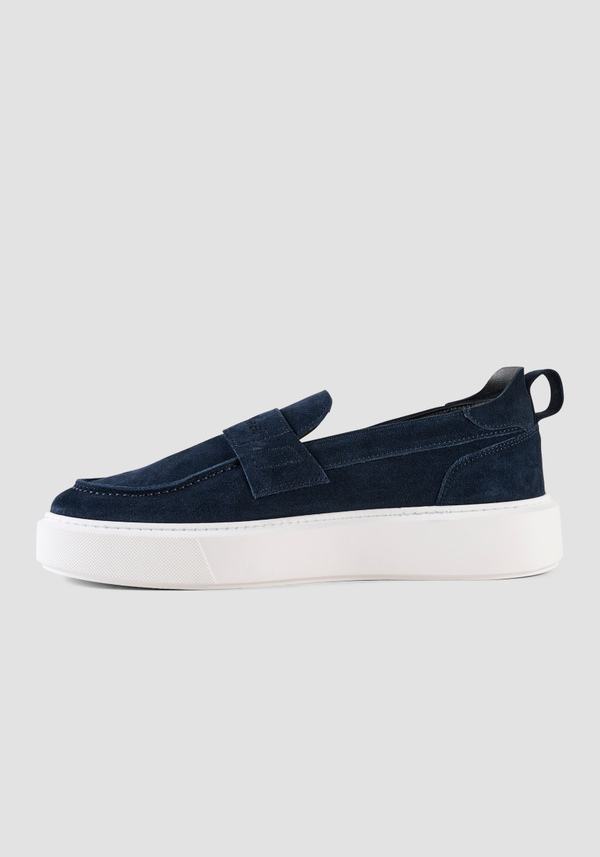 "ROWAN" SUEDE LOAFERS - Antony Morato Online Shop
