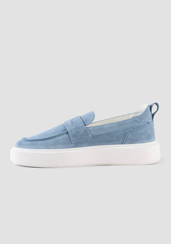 "ROWAN" SUEDE LOAFERS - Antony Morato Online Shop